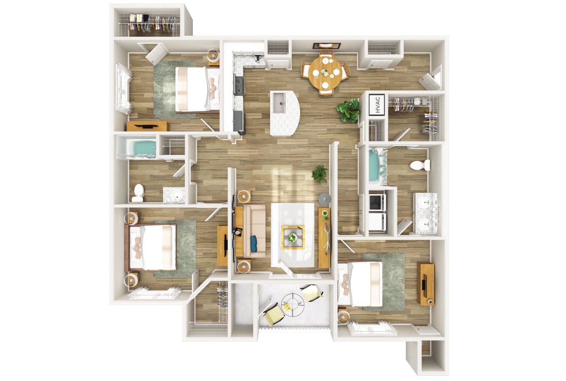 The Mandarin floor plan